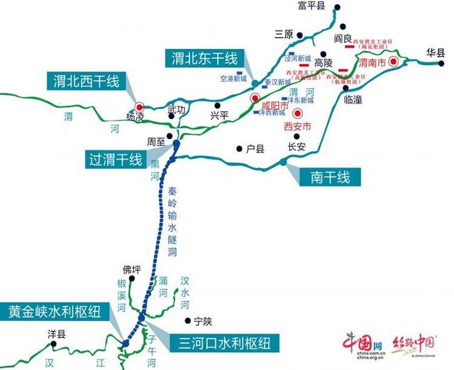 引汉济渭润泽三秦让世界倾听陕西声音采访团走访引汉济渭工程建设一线