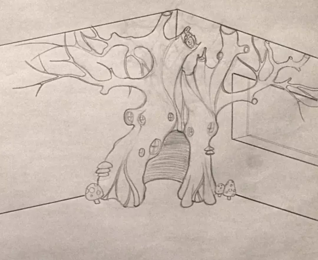 细节精致到爆炸不仅可以坐在树洞里读书还能爬上树枝少女心完全炸裂讲