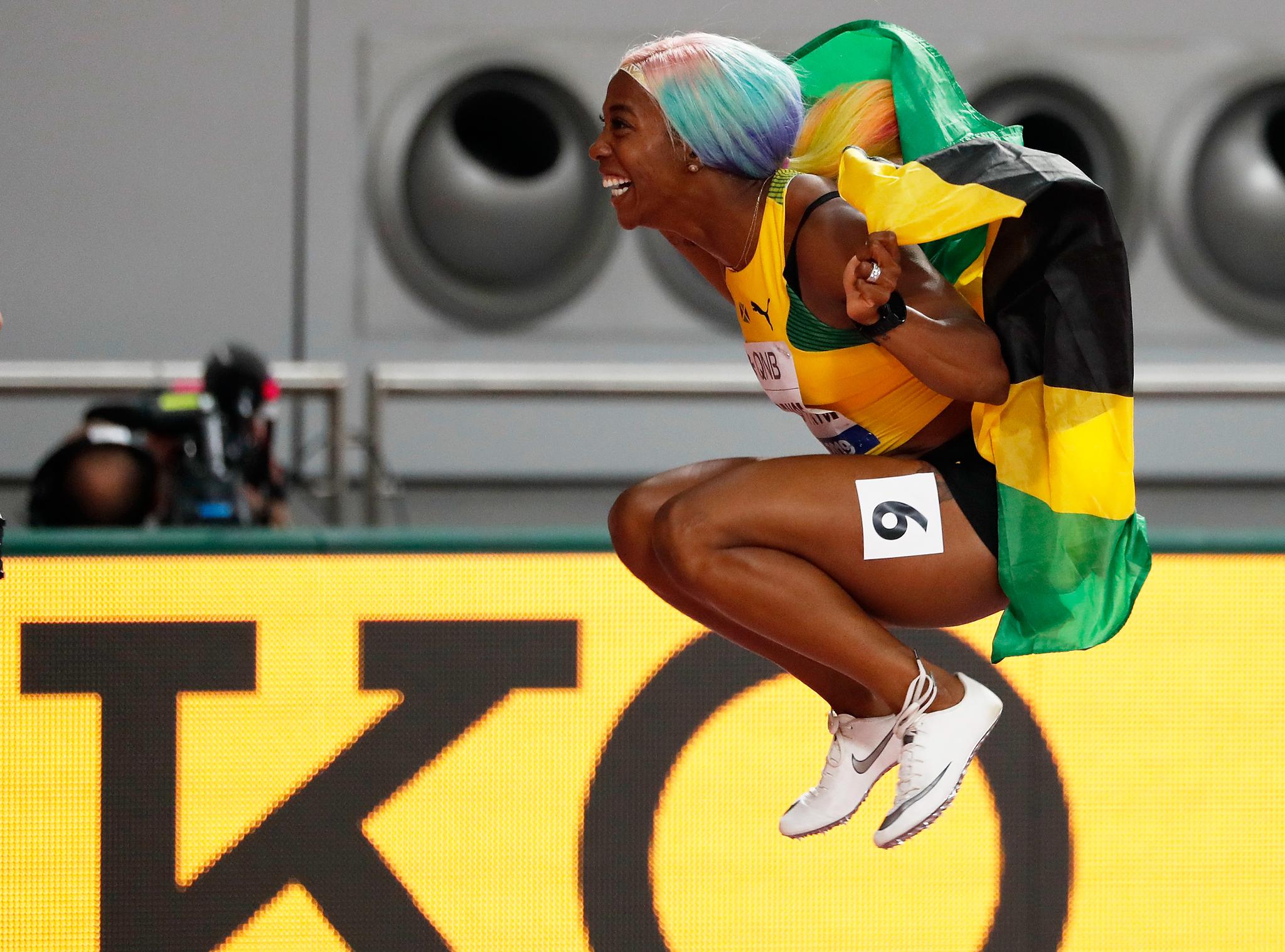 田径世锦赛 | 女子100米决赛:弗雷泽-普赖斯夺冠