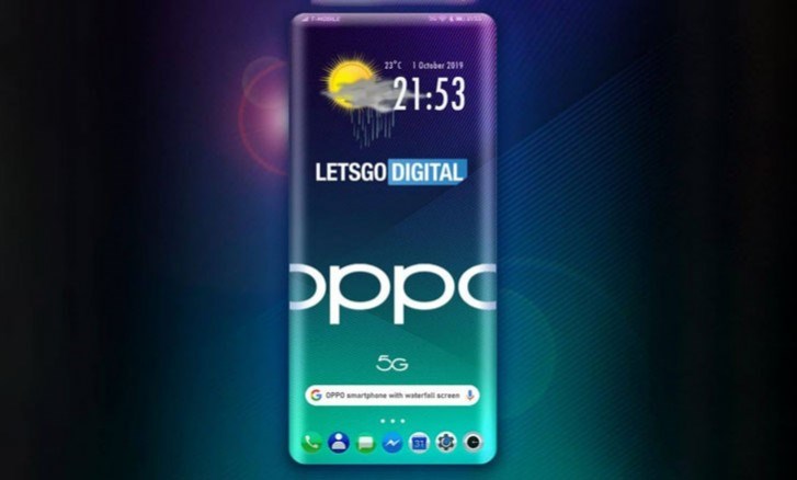 OPPO最新专利曝光,瀑布屏新机将可实现四边弯曲