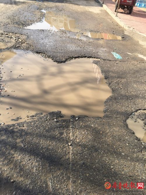 情报站|烟台芝罘区一路段坑洼不平,市民盼修缮|情报站|路面|齐鲁_新浪