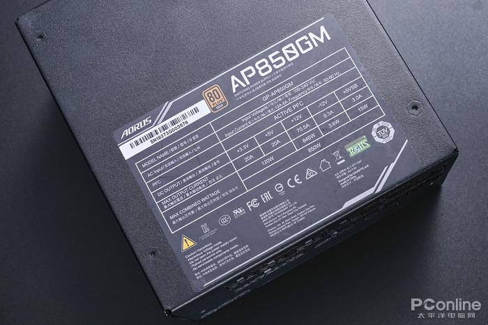 高端平台的信仰 技嘉aorus ap850gm电源评测