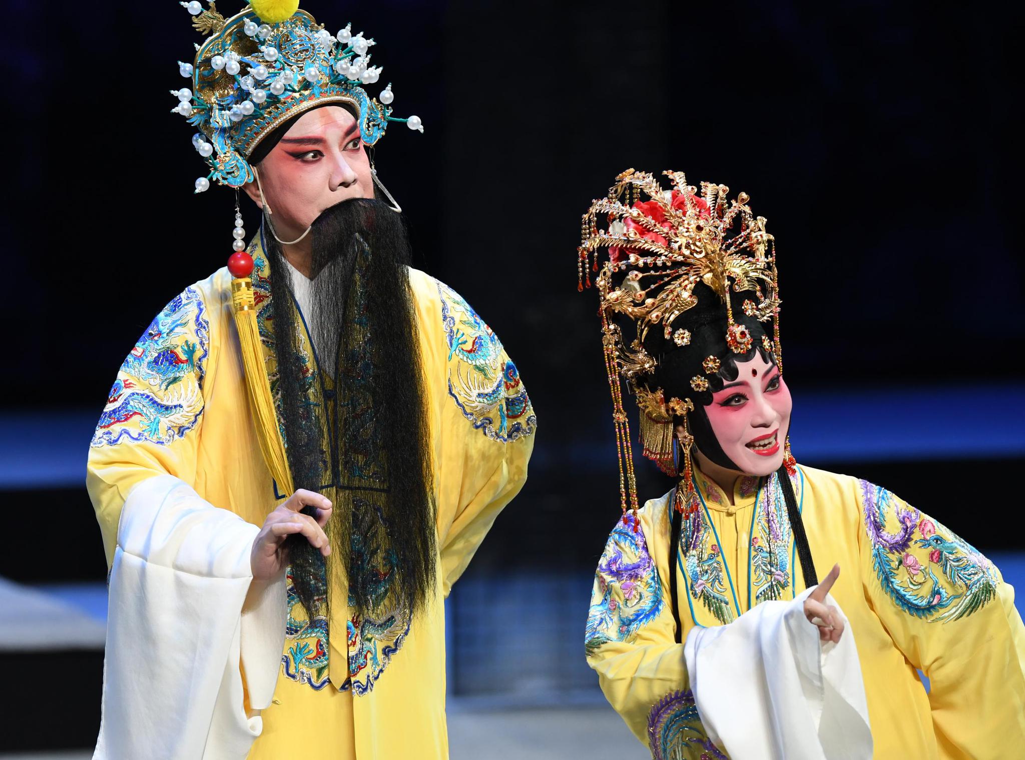 紫金京昆艺术群英会昆剧梧桐雨复活七百年前戏曲遗存