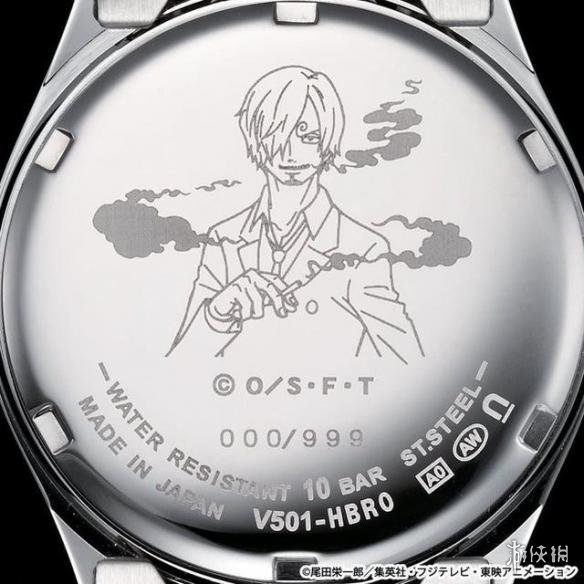 海上厨师的标志,小小的救生圈,还山治常见的心形标志,都出现在表盘之