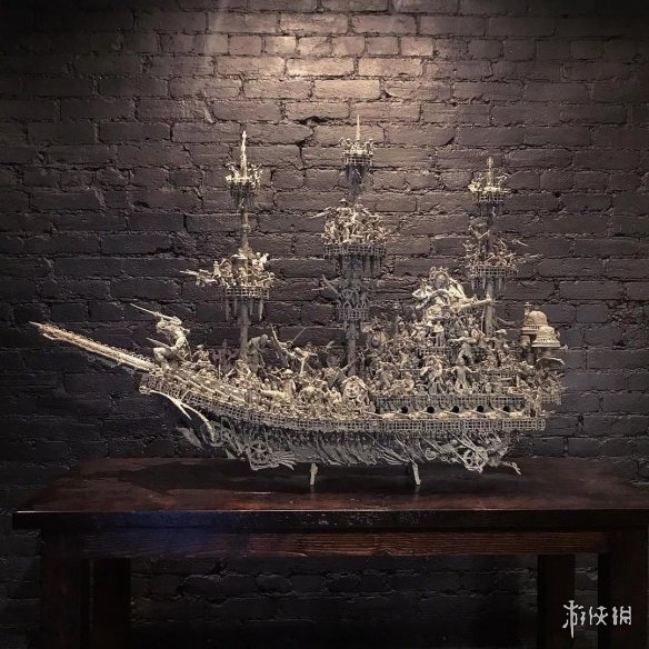 加拿大艺术家手作的骷髅船 细节强迫症炸裂式享受 !