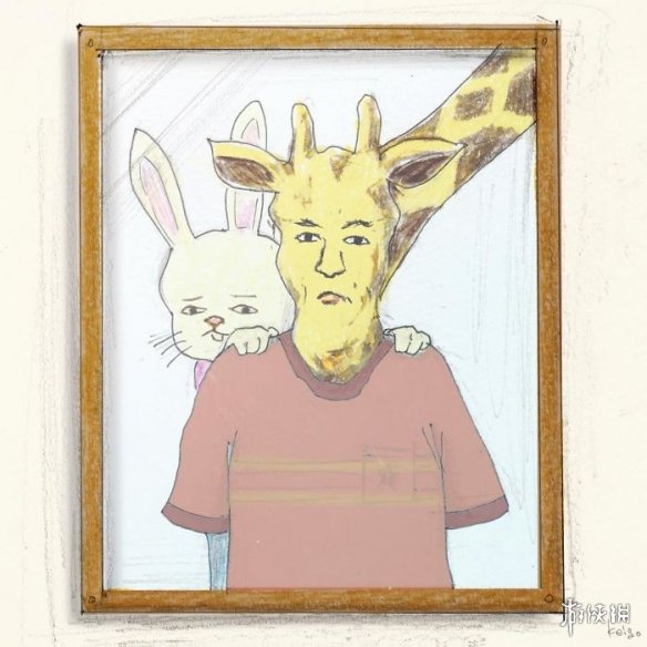 日本画师keigo长颈鹿的拟人生活画作长脖子生活太南了