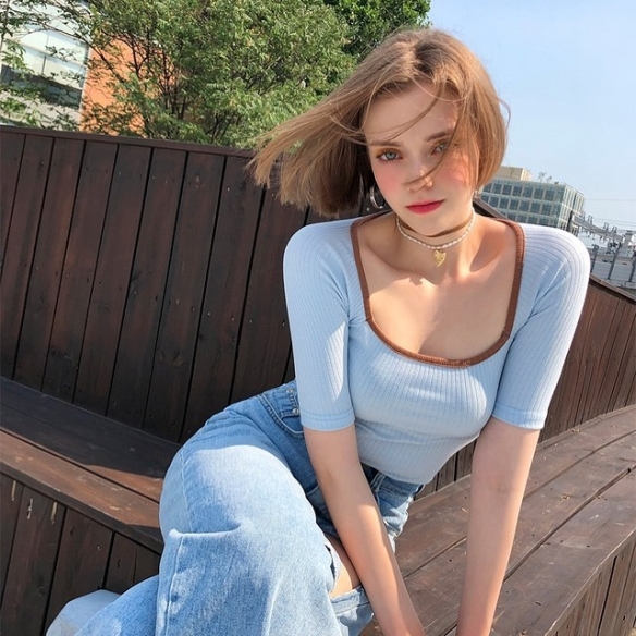 简直如人间仙女!98年混血美女模特chloe美照合集!