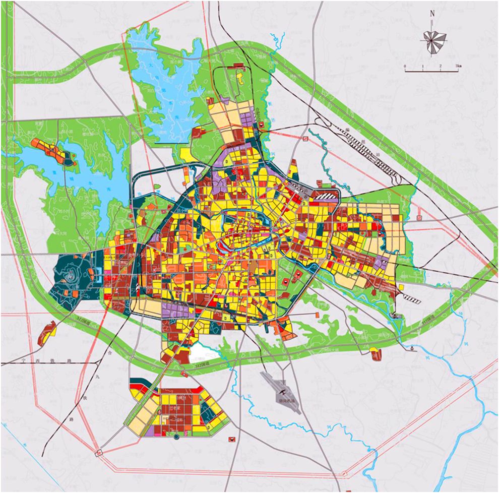 合肥城市规划图2021图片