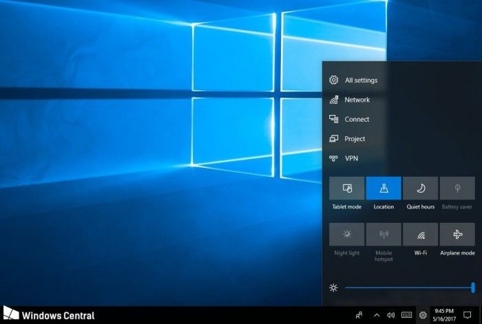 "操作中心"有望进化为"控制中心"微软windows 10操作中心(action