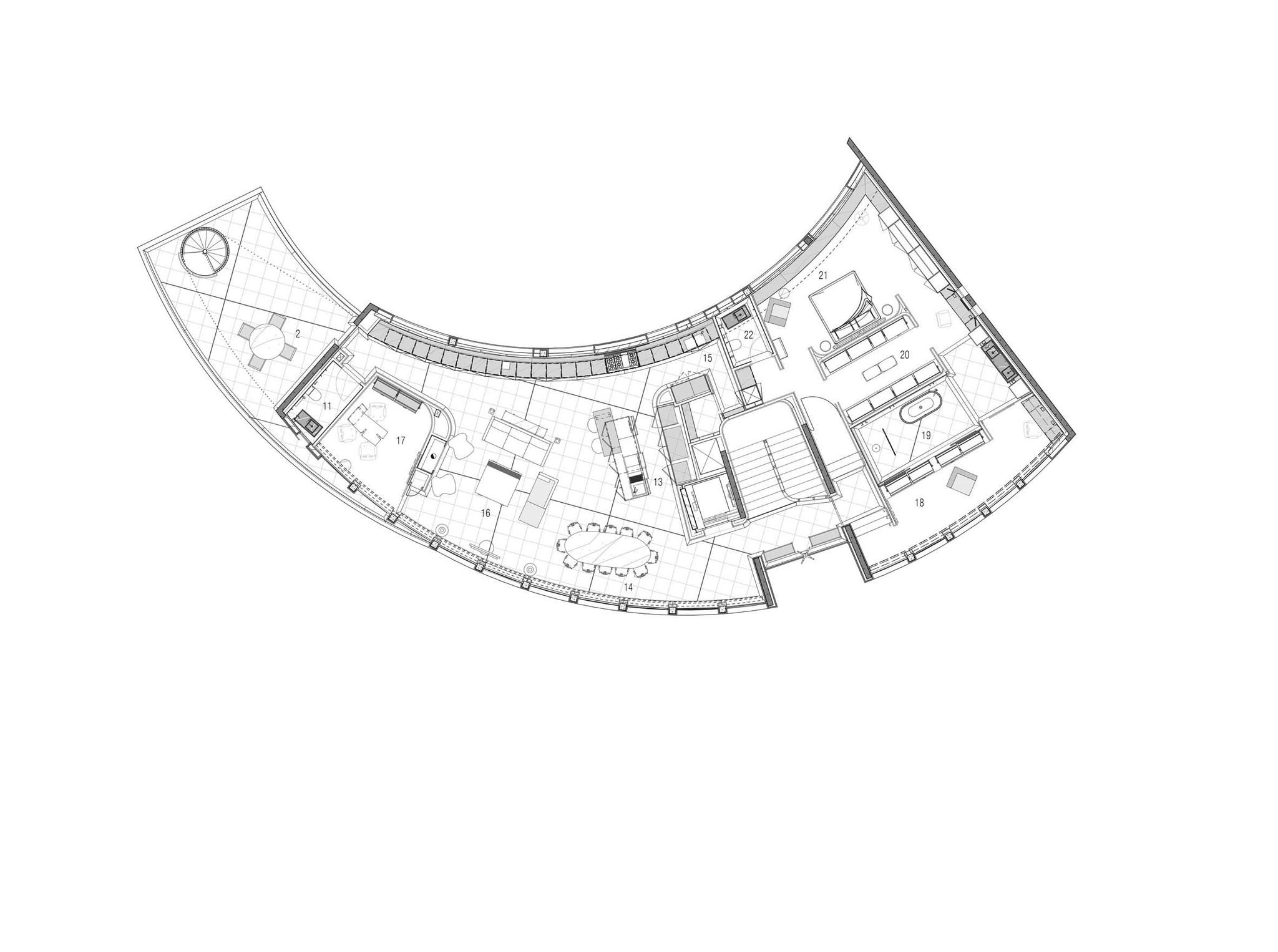 二层平面图▲地下一层平面图项目信息:建筑设计:伍兹贝格建筑事务所