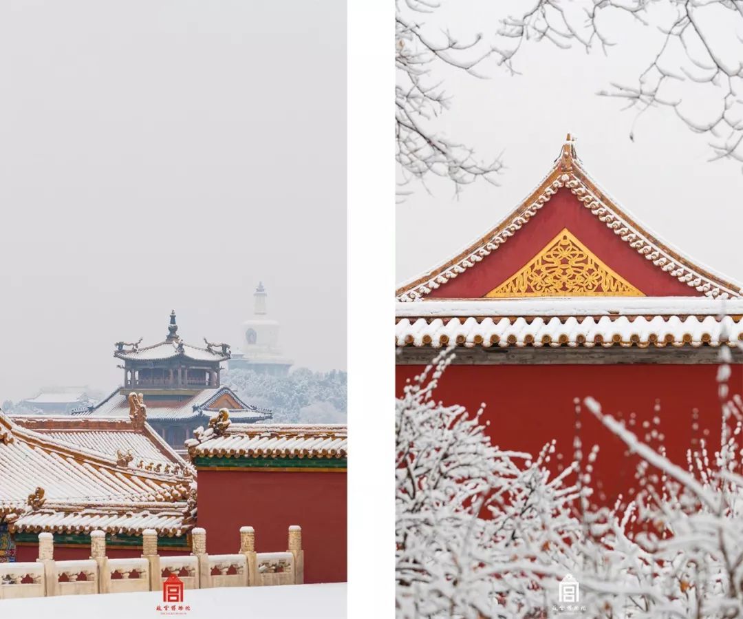 △2020年故宫雪景 摄影/张林 来源/@故宫博物院