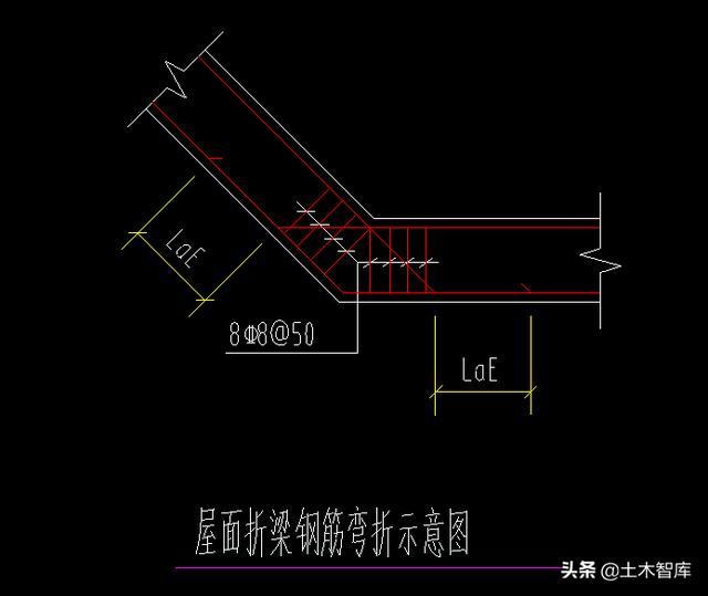坡屋面折梁的构造与绘制