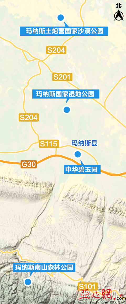 该公园建设单位玛纳斯文化旅游投资公司总经理马先生说:"这里沙漠与