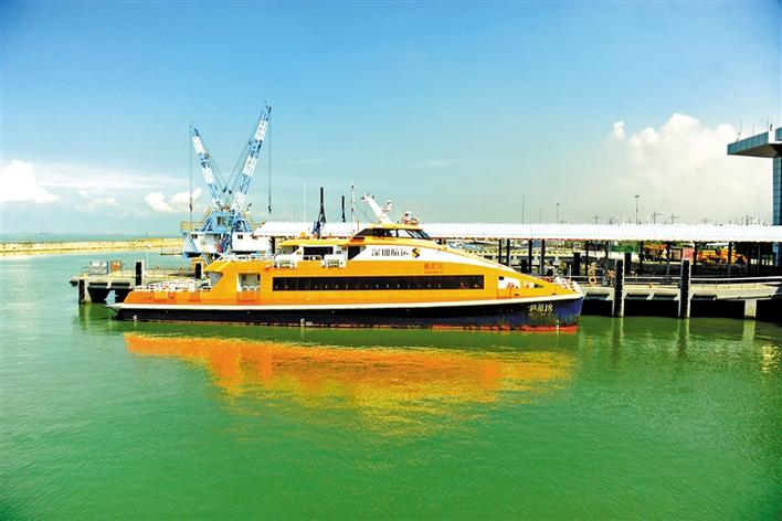 深中"水上巴士"通航时间或缩至25分钟