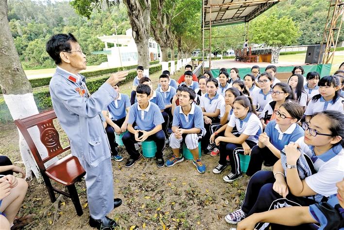 常来宝安的陈伯走了 他曾是抗战"活历史"|宝安|陈敏学|陈伯_新浪网