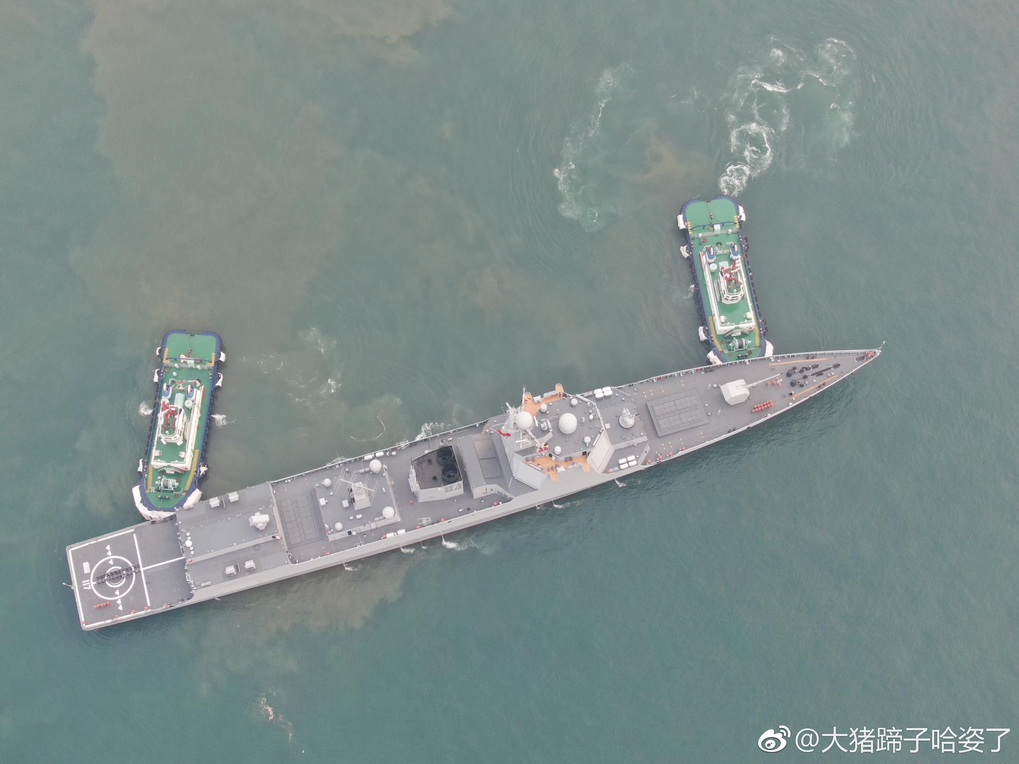 北海舰队主力舰吗，052D级117“西宁”舰也抵达青岛 图源@大猪蹄子哈姿了