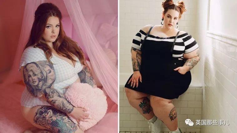 在看惯了各种"魔鬼"身材甚至是"白骨精"身材的模特行业, tess又胖又