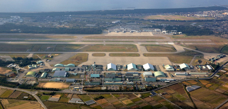 航空自卫队小松基地（日本《每日新闻》）