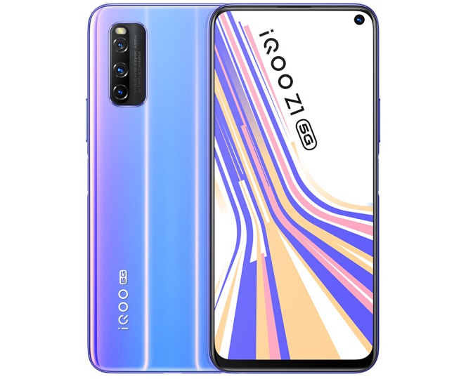 iqoo z1全新配色「幻彩流星」明日首销:搭载天玑 1000 plus