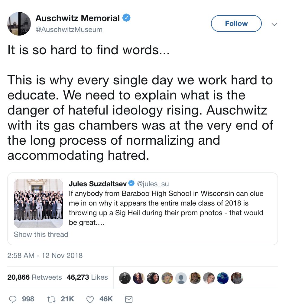 该学区主管穆勒表示,这张照片不代表巴拉布校区的教育价值和信仰.