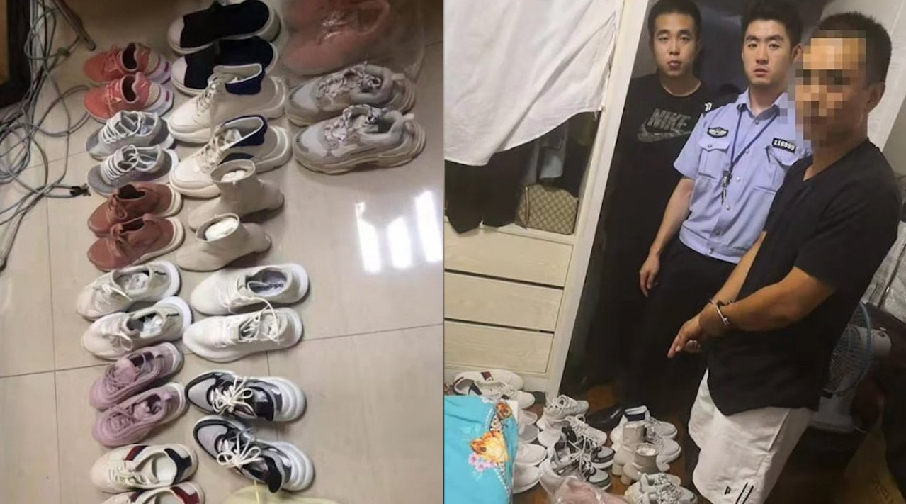 自己都看不下去浙江男子专偷女鞋满足私欲我也觉得自己很变态