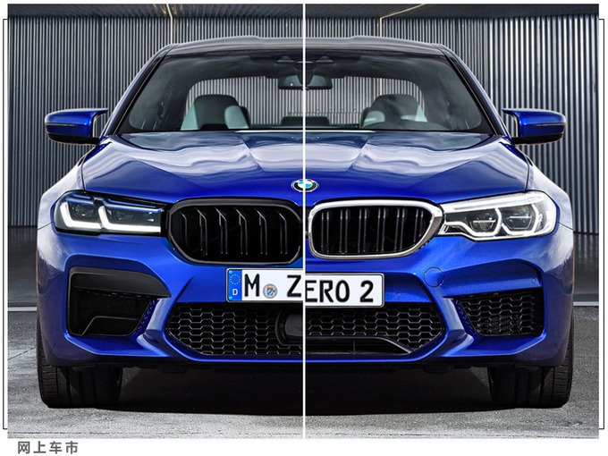 宝马新款M5预告图！换5系同款灯组/配置升级