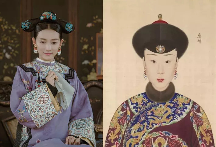 庆嫔↓嘉妃↓还有舒妃↓历史上的纯妃,长这样↓纯妃,《延禧攻略》里