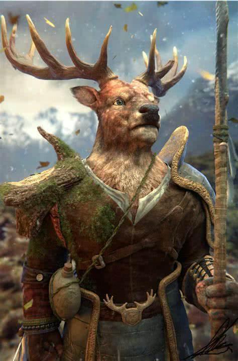 英国人称发现人身鹿面动物,眼睛会发光