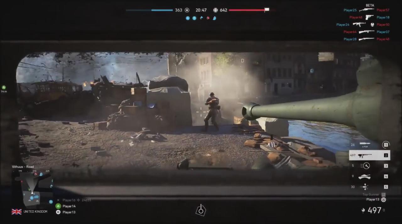 《战地5》"鹿特丹"坦克4分钟实机演示 统治战场