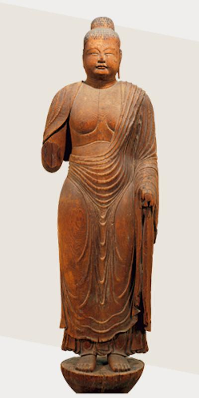 天平胜宝5年(753),与中国唐代的高僧鉴真一同赴日的佛教工匠们着眼于