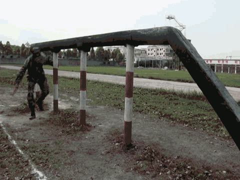 一,跨桩    反向通过 二,壕沟   反向通过 三,矮墙   反向通过 四,高