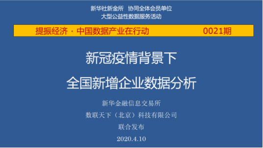 数联天下 新冠疫情背景下全国新增企业数据分析 疫情 新浪财经 新浪网