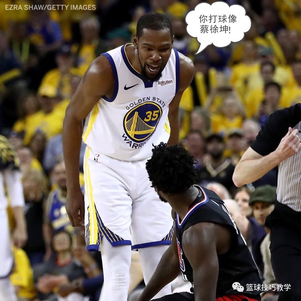 nba季后赛惊现灵异事件,杜兰特疑似遭死神附体!