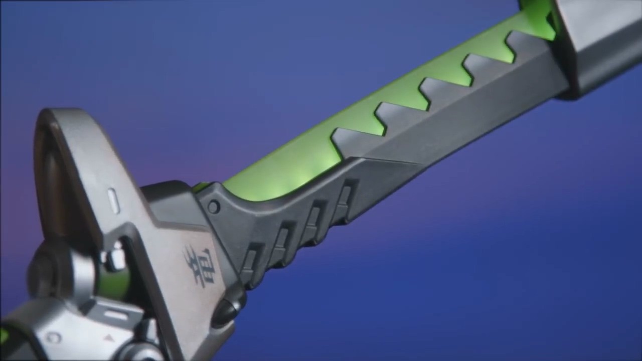 《守望先锋》源氏模型刀发售 自带语音和刀架