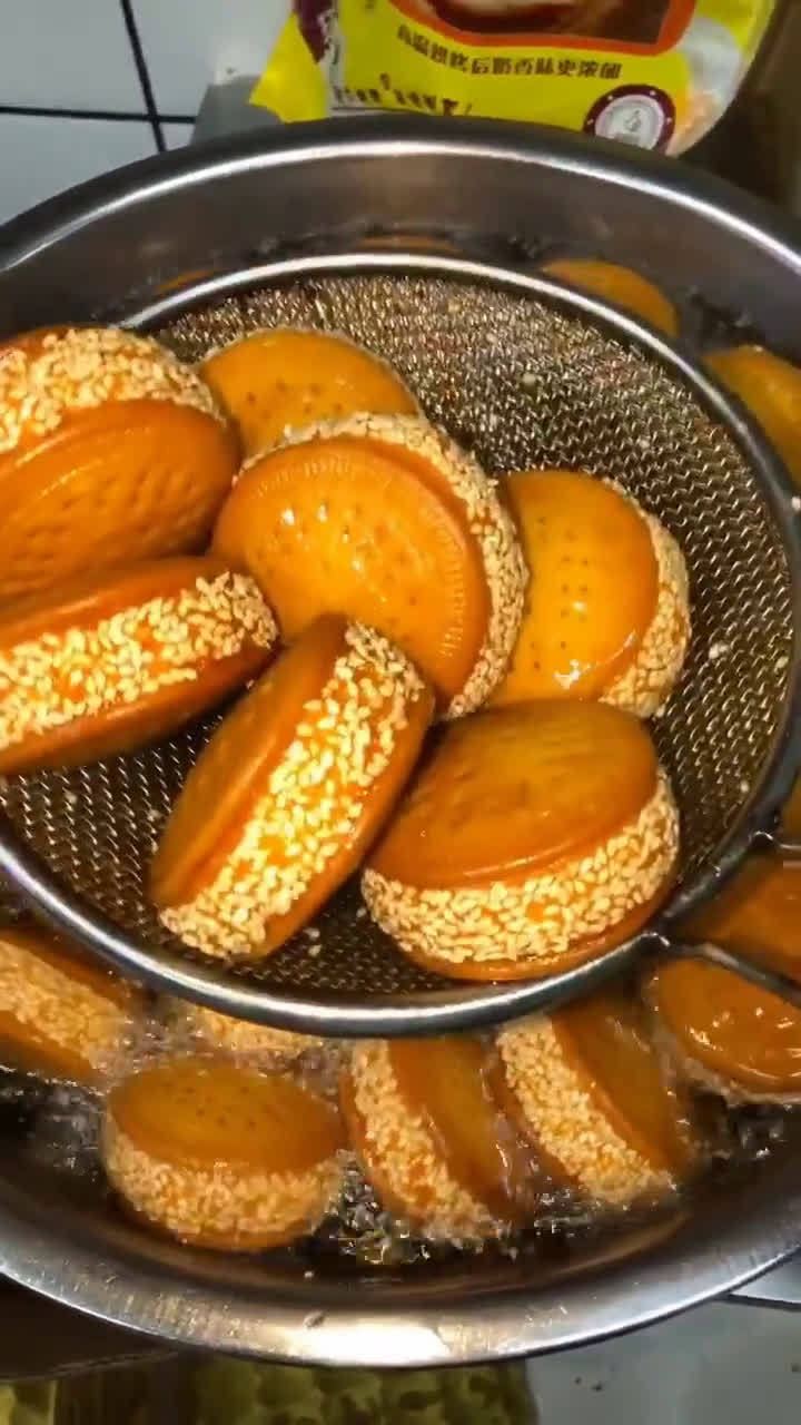 自己在家也可以做油炸南瓜饼