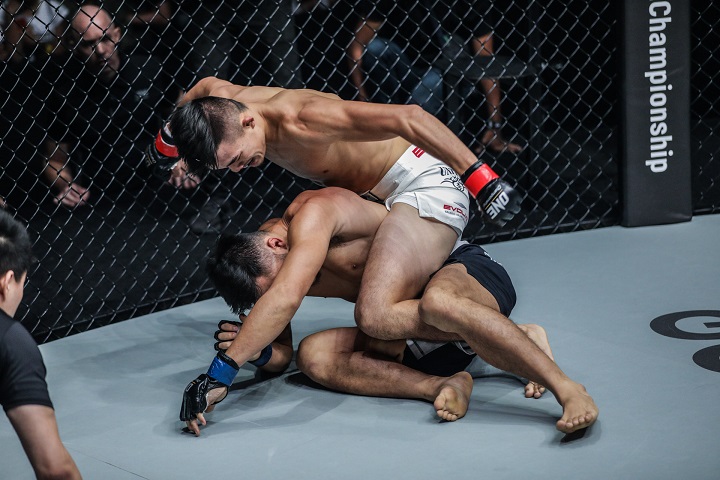 one冠军赛李胜龙替姐出战tko日本名将后致谢家人