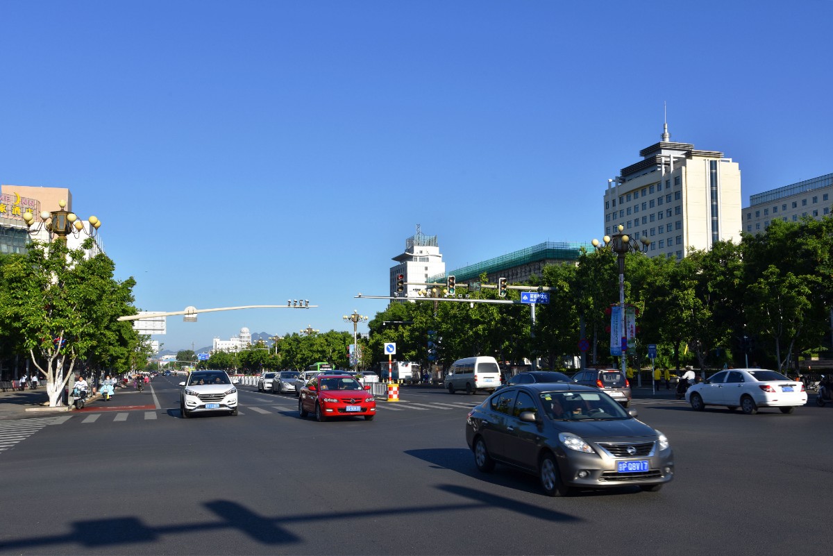 白河旧河道鼓楼西大街一镜穿越密云七十年