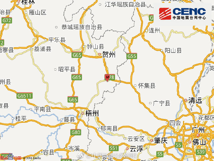 广西贺州市八步区地图图片