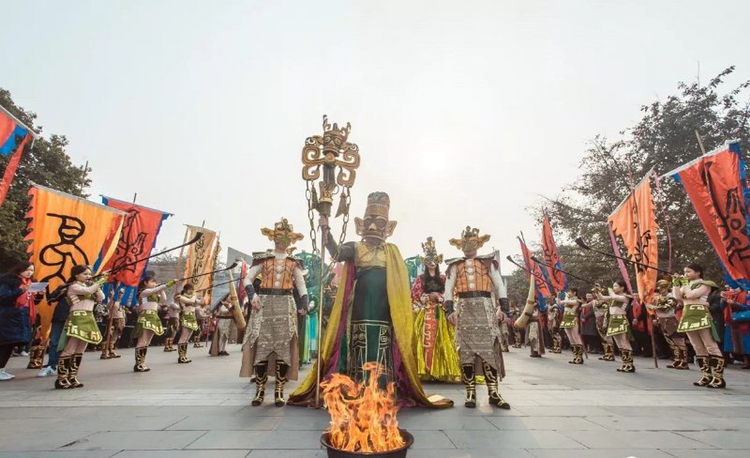 穿越3000年春节期间三星堆再现古蜀神秘大祭祀