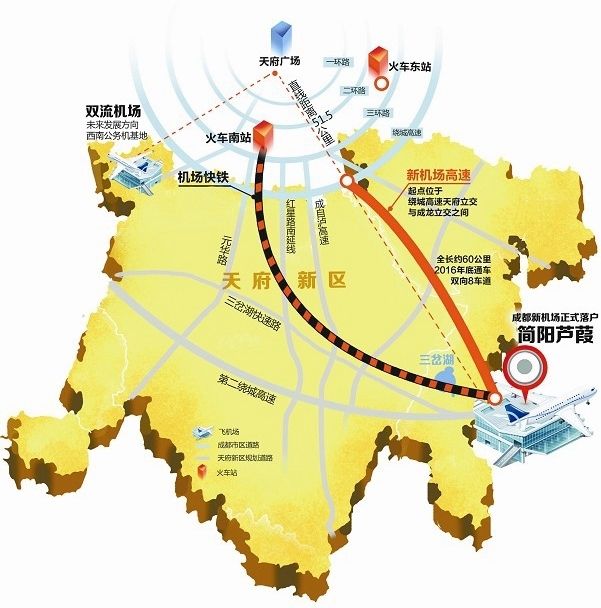 最新进展天府国际机场主体工程今年将基本建成