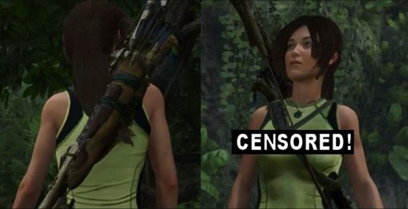 宅男福利!《古墓丽影:暗影》惊现劳拉果体mod