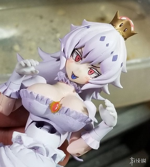 神人自制库巴姬幽灵姬可动模型表情娇羞乳量惊人