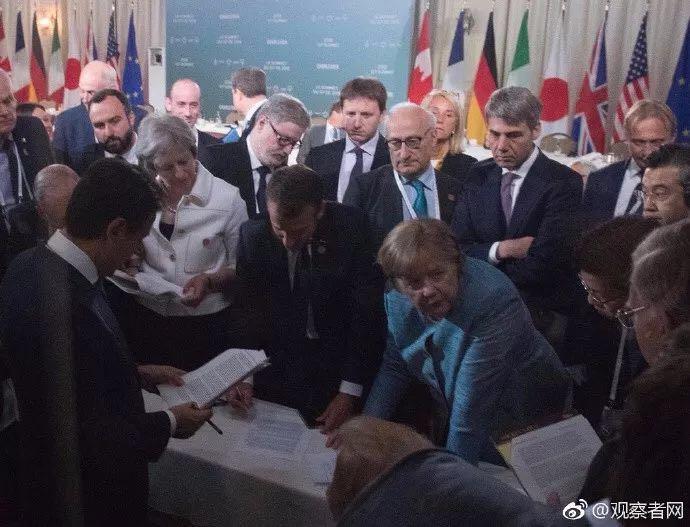 g7峰会这构图绝了