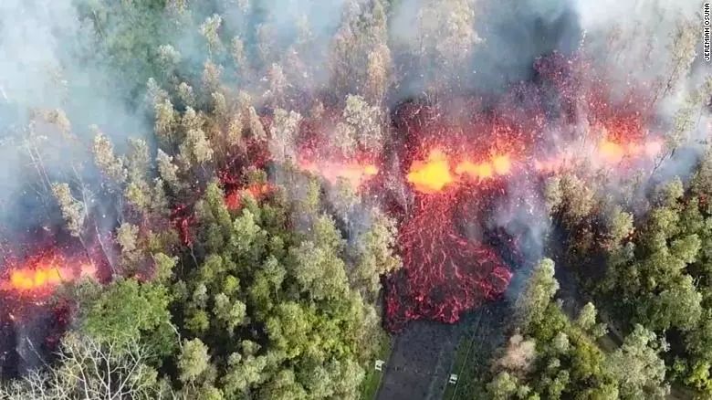 夏威夷火山喷发