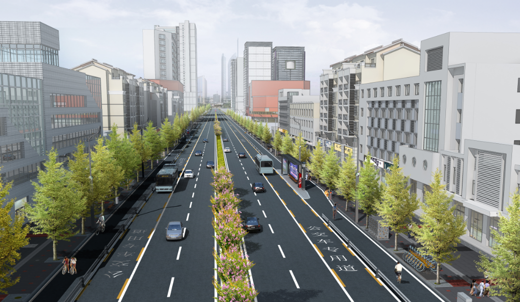 成都全面开工一环路道路综合整治期间双向四车道通行