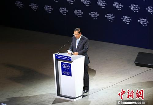 资料图:柬埔寨首相洪森。中新社记者 张晨翼 摄