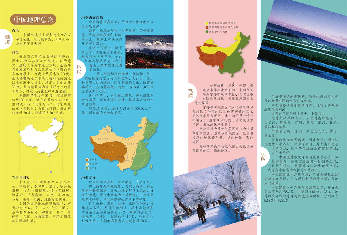 写给儿童的中国地理一套让孩子受益终生的好书