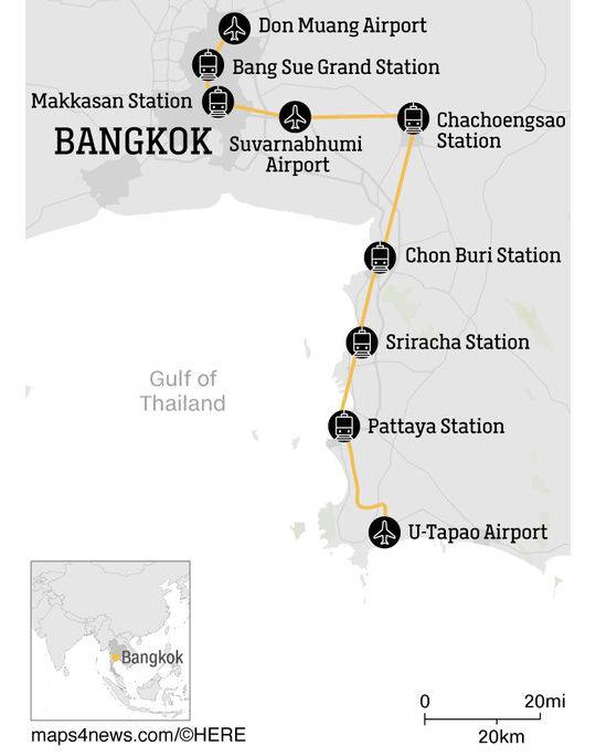 泰国三条机场快线项目