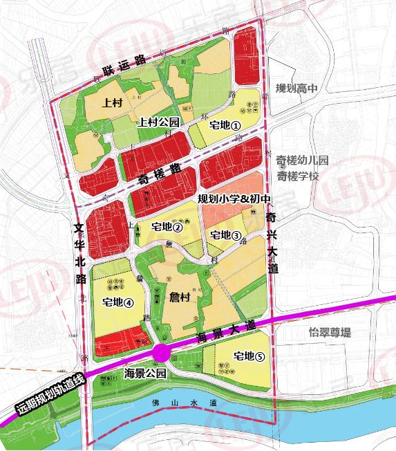 南海区大沥镇奇槎西片区详细规划6969此外,小编还留意到,海景大道