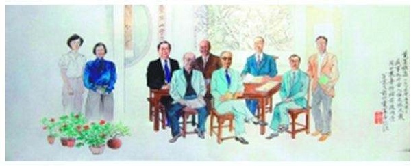 翁同龢后人:翁同龢后人将家藏183件书画文物捐赠波士顿 《莱溪雅集图》翁万戈绘